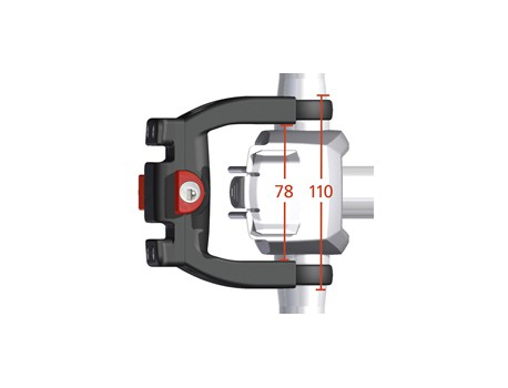 Klickfix Support guidon e-bike à clé