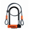 Kryptonite KR U Evolution Mini7 + Cable 8.3cmx17.8cm. Cable 120cm Sécurité 7/10 ART2