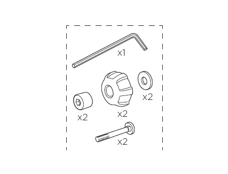 Thule Roulette de serrage RMS