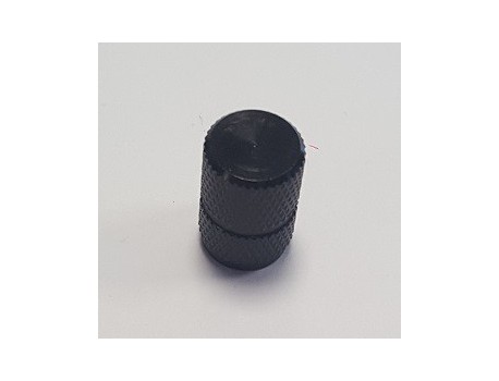 Bouchon de valve Alu plat Noir