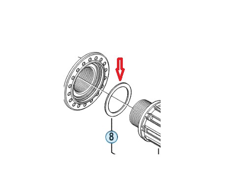 Shimano Entretoise Corps De Cassette FH-M770