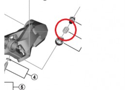 Shimano Vis d'ajustement de câble RD-R7000