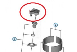 Shimano Capot Vis Serre Cable FD-R9100