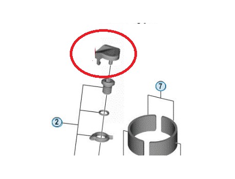 Shimano Capot Vis Serre Cable FD-R9100