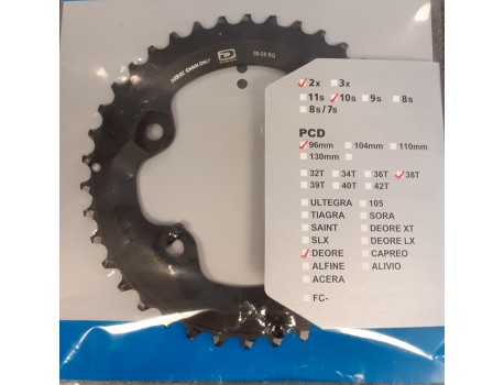 Shimano Plateau 38T-BF FC-M6000-2