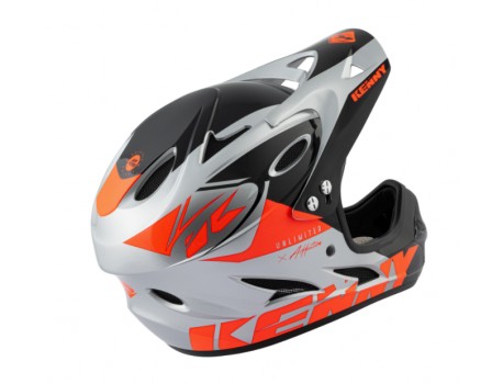 Kenny Casque Downhill Neon Orange Sylver