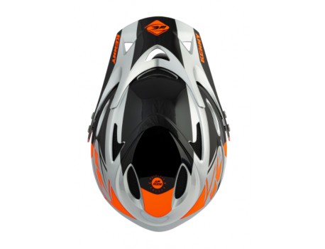 Kenny Casque Downhill Neon Orange Sylver