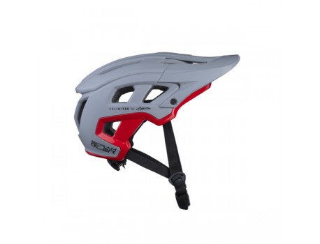 Kenny Casque Scrambler Gris/Rouge