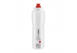 Elite Bidon Bidon Jet 950ml Clear/Rouge