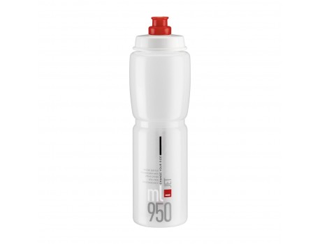 Elite Bidon Bidon Jet 950ml Clear/Rouge