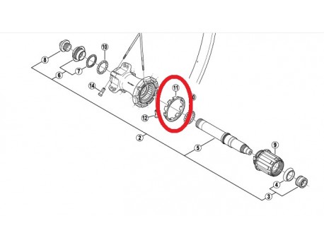 Shimano Corps De Cassette FH-RM35