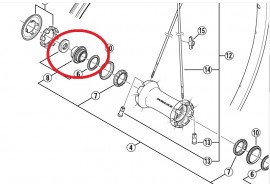 Shimano Cone+Joint AVANT WH-7800