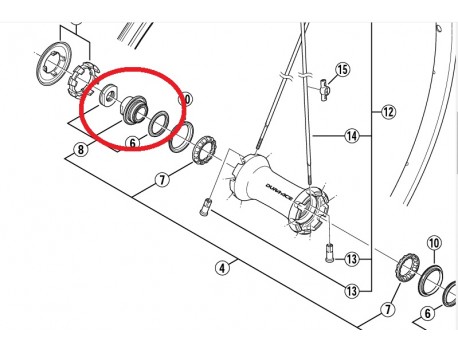 Shimano Cone+Joint AVANT WH-7800