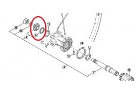 Shimano Cone+Joint ARR GAUCHE WH-7800