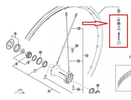 Mavic Valve UST 80mm