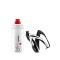 Elite Kit Porte-bidon CEO + Bidon Corsetta Noir-Blanc-Rouge