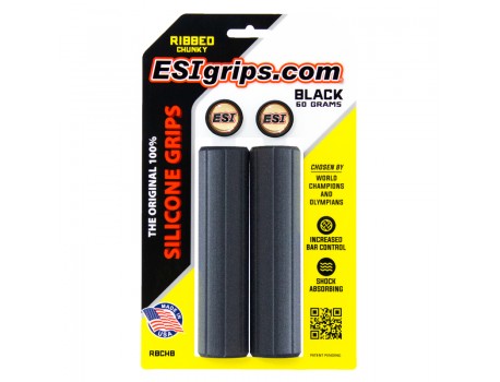 Esigrips Poignée Ribbed Chunky 32mm Noir