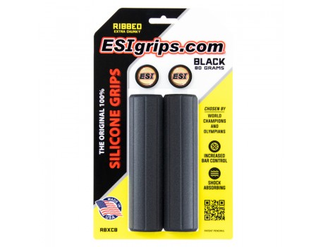 Esigrips Poignée Ribbed Extra Chunky 34mm Noir