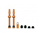 Muc-Off Paire Valves Tubeless 44mm Orange