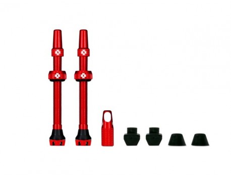 Muc-Off Paire Valves Tubeless 44mm Rouge