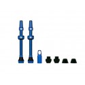 Muc-Off Paire Valves Tubeless 44mm Bleu