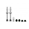 Muc-Off Paire Valves Tubeless 44mm Argent