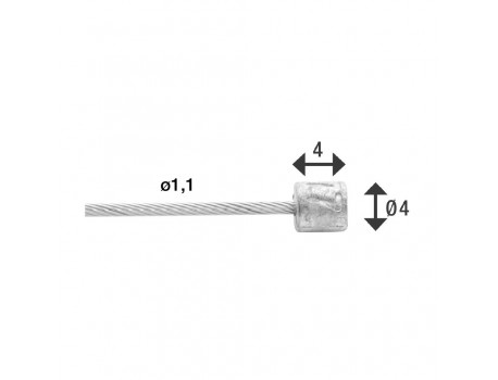 Elvedes Cable de dérailleur 6472RVS-49 2.25m