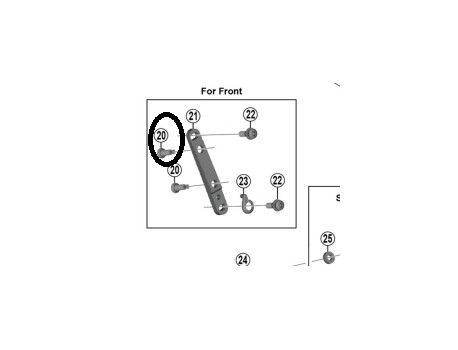 Shimano Vis de fixation d'étrier A BR-RS505