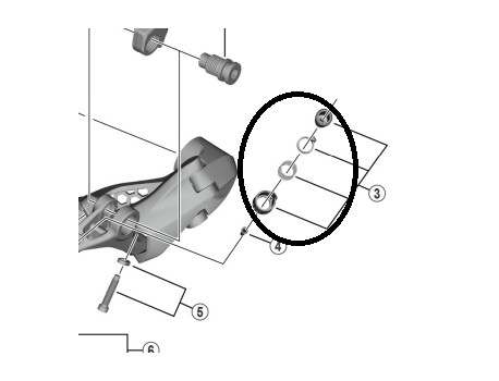 Shimano Vis De Réglage De Tension RD-R8000