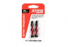 Stan's NoTubes Valves tubeless 35mm X2 Rouge