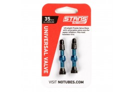 Stan's NoTubes Valves tubeless 35mm X2 Bleu