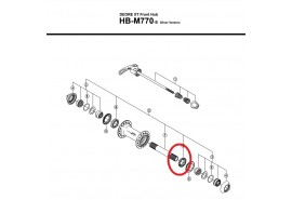 Shimano Bearing Roulement 3/16 Avant HB-M770