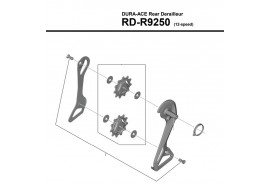 Shimano Chape complète RD-R9250 Di2 12v. Dura-Ace