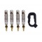 BBB BTI-161 tubeless valves Valvecore set 4 pcs