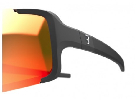 BBB BSG-69 Lunettes Chester MLC Rouge Orange / Noir Matt