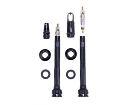 BTI-160 vannes tubeless Al Valve noyau amovible 2 pcs noir 60mm