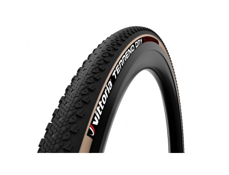 Vittoria Pneu Gravel Terreno Zero Beige/Noir 47-622 / 700x47c TLR G2