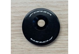 Ridley  4ZA Top Cap for D-Shaped Headsets - Black with white logo