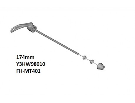 Shimano Blocage rapide complet CS-HG201 174 mm