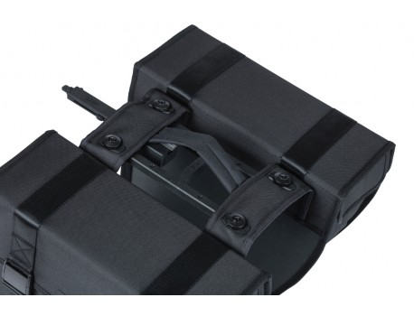 Basil Sacoche Double Tour MIK 28L Noire