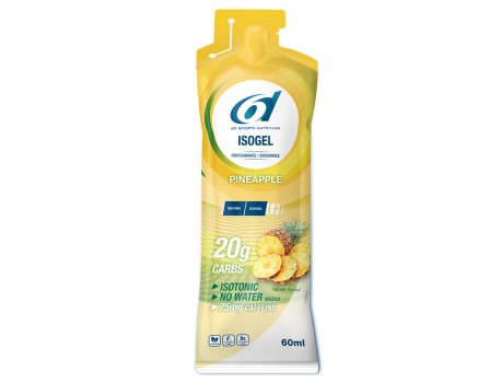 6D Isogel CAFFEINE PINEAPPLE 60ML