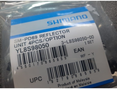 Shimano Unité de réflecteur (4 pièces) SM-PD69 pour pédales PD-EF202/205