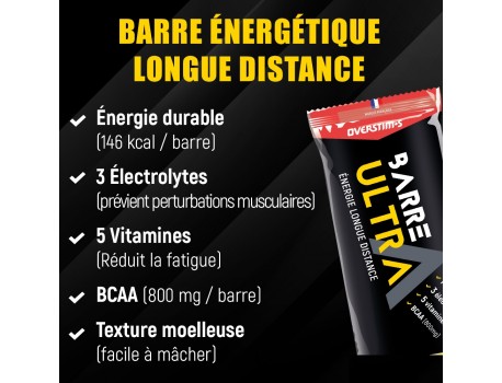 Overstim's BARRE ULTRA Fraise-Myrtille