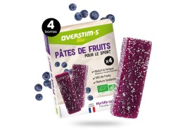 Overstim's Pâte de Fruits BIO Myrtille (4 Barres)