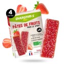 Overstim's Pâte de Fruits BIO Fraise (4 Barres)