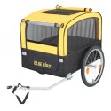 Remorque pour CHIEN Blue Bird Jaune et Noire