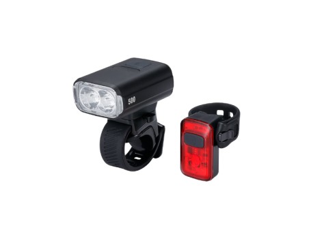 BBB BLS-265 Eclairage Kit NanoStrike 500 combo + BLS-152 Spark