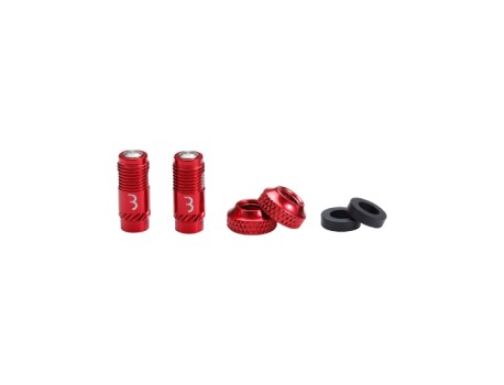 BBB BTI-165 CoreCap Valve Caps RED
