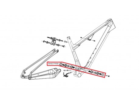 KTM BEARING SET MAIN PIVOT FOR NEW SCARP
