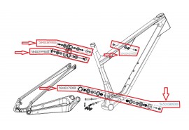 KTM BEARING SET FOR NEW SCARP M-4890/4900/4910/4920